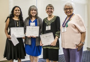 Recipients of "Named Gifts" recognizing special members for each $500 in Branch contributions to FUNDS.